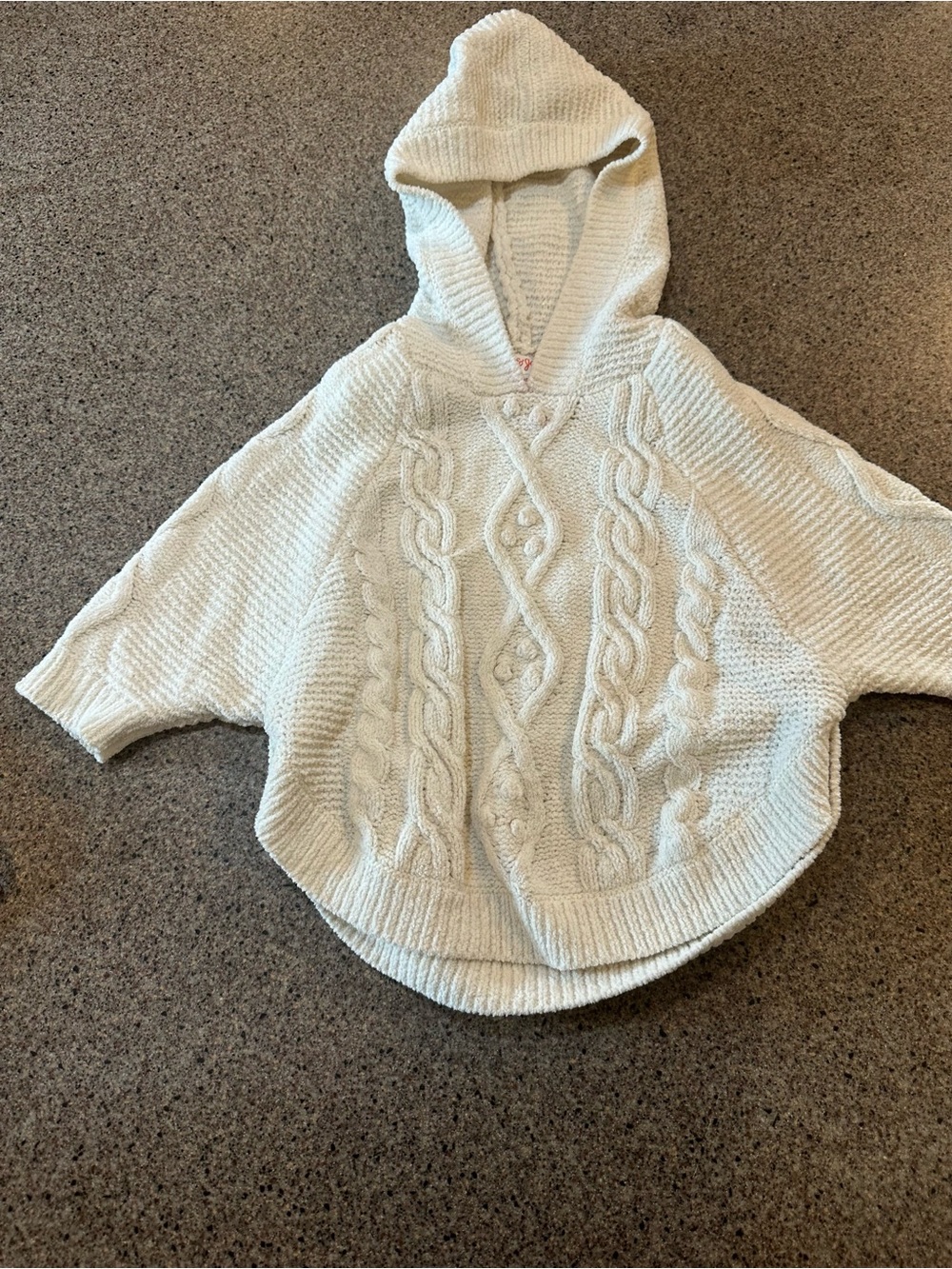 Cozy Cream Cable Knit Hooded Pullover Sweater